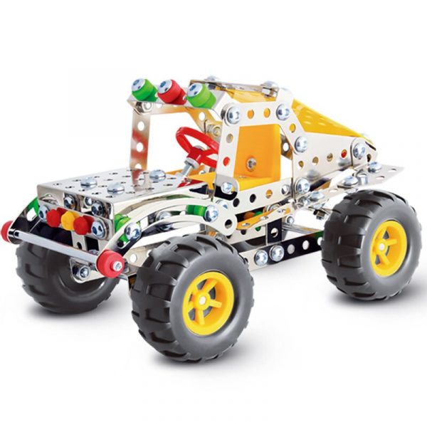 213pcs Steel Block Toys Kids Car Toys SUV Power Vehicles Baby Boys Super Car For Children Gift Toys (SUV)